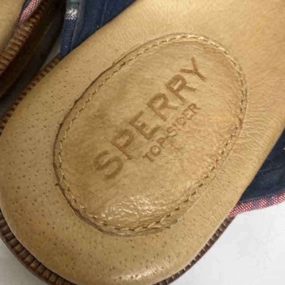 Sperry Seaport Madras Mule Shoes Size 8.5 - Picture 10 of 17